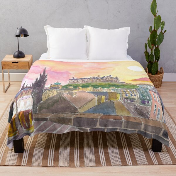 Item preview, Beautiful Edinburgh Scotland Historic Center and Castle Viewpoint designed and sold by artshop77.