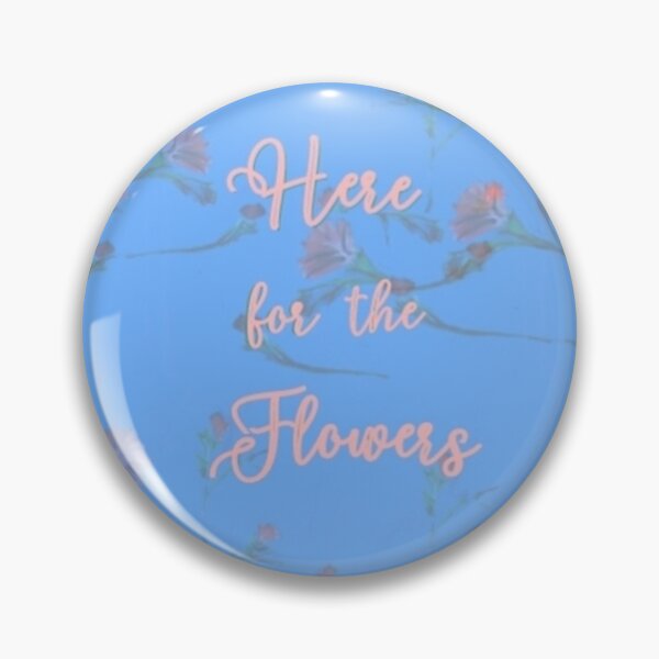 Item preview, Here for the Flowers Sky Blue  designed and sold by IvaRenee.