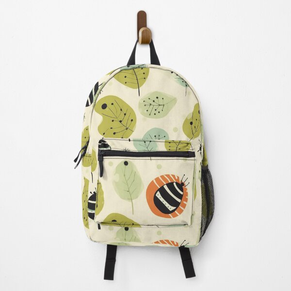 Item preview, Cute Bugs and Leaves Pattern designed and sold by Monochrome-Dog.