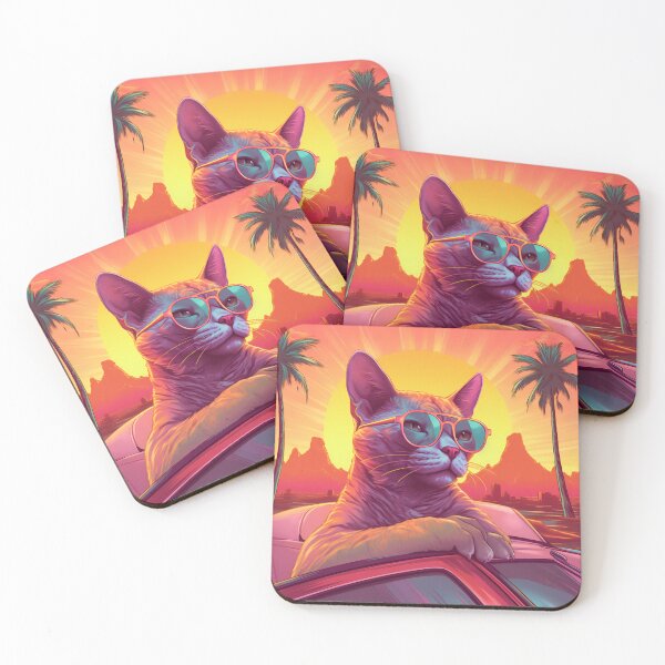 Item preview, Hunter S. Thompson Bat Country Cat Fear And Loathing Las Vegas designed and sold by photofundz.