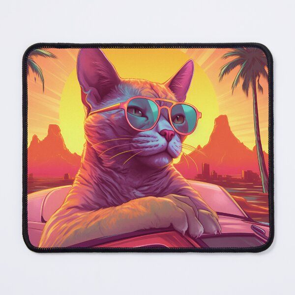 Item preview, Hunter S. Thompson Bat Country Cat Fear And Loathing Las Vegas designed and sold by photofundz.