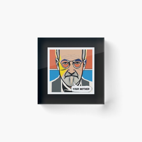 Item preview, Sigmund Freud your mother  designed and sold by The Snarky  Psychologist.