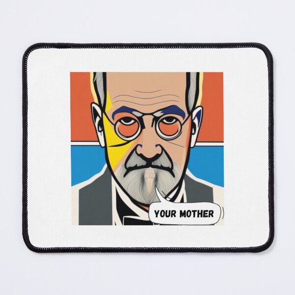 Item preview, Sigmund Freud your mother  designed and sold by The Snarky  Psychologist.