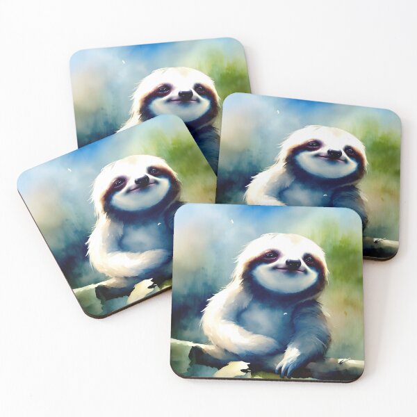Item preview, Slothy Serenity: Adorable Little Sloth Art designed and sold by XYZ LAB by Jesuperman.
