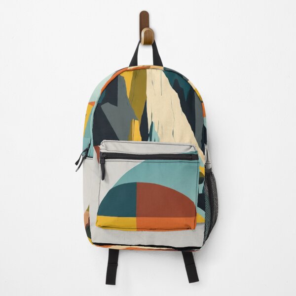 Item preview, Landscape of park and mountains | geometric mountains designed and sold by Phoenix-Textile.