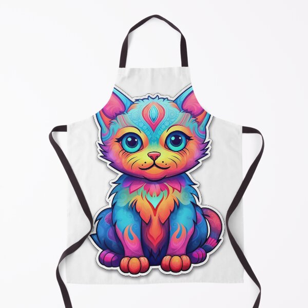 Item preview, Zen Colorful Cute Cat Sticker designed and sold by terre2geants.