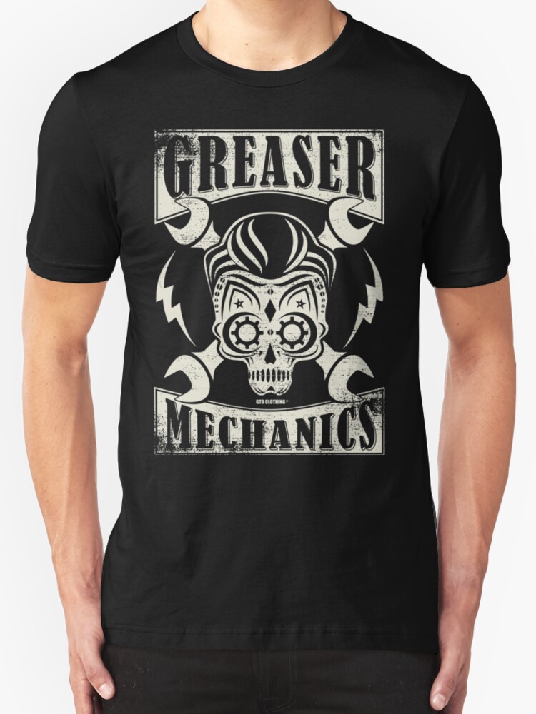 rockabilly mechanic shirt