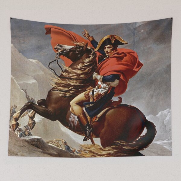 Item preview, Napoleon Crossing the Alps by Jacques-Louis David designed and sold by DevDarling1108.