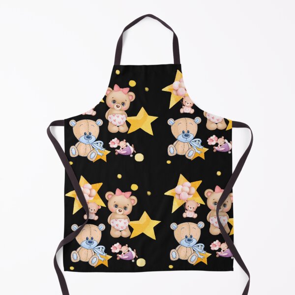 Item preview, Sweet Teddy Bears Blue and Pink Stars and Balloons designed and sold by BoomBoomBaby.
