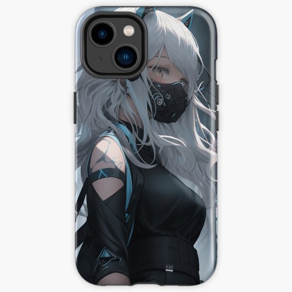 Casque Chat Fille Coque antichoc iPhone