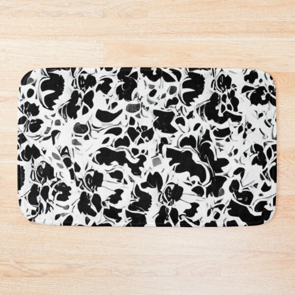 Item preview, Black and White Abstract Lace Pattern designed and sold by calibrit.