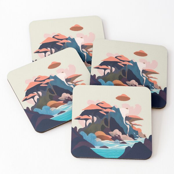 Item preview, Flying Mushroom Island designed and sold by Phoenix-Textile.
