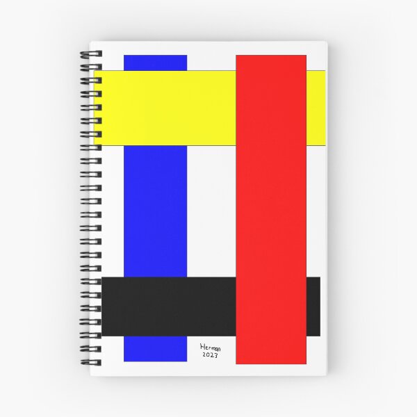 Item preview, Kandinsky Streets with Mondrian Colours designed and sold by hermarartonline.