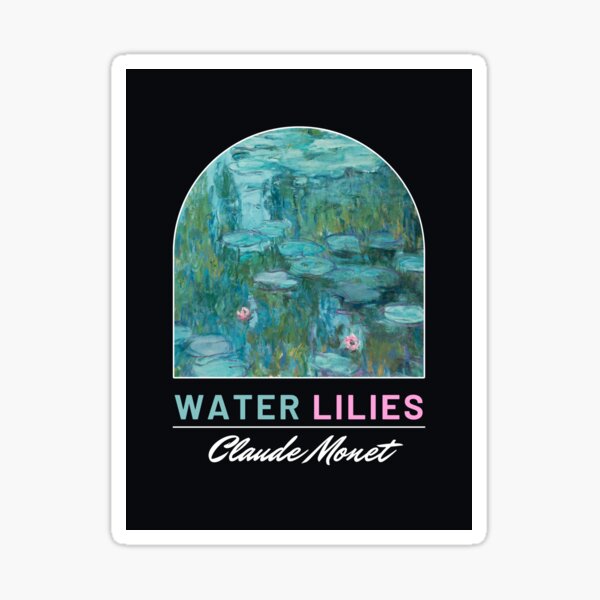 Claude Monet Nymphéas Impressionnisme Art Sticker