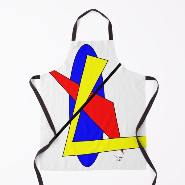 Item preview, Kandisnky Ellipse with Mondrian Colours designed and sold by hermarartonline.