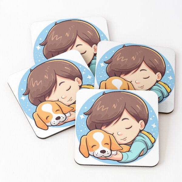 Item preview, Sweet dreams. boy with his pet designed and sold by Caodin.