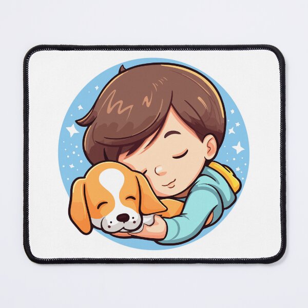 Item preview, Sweet dreams. boy with his pet designed and sold by Caodin.