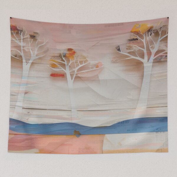 Item preview, Three Trees Collage  designed and sold by Dana Roper.