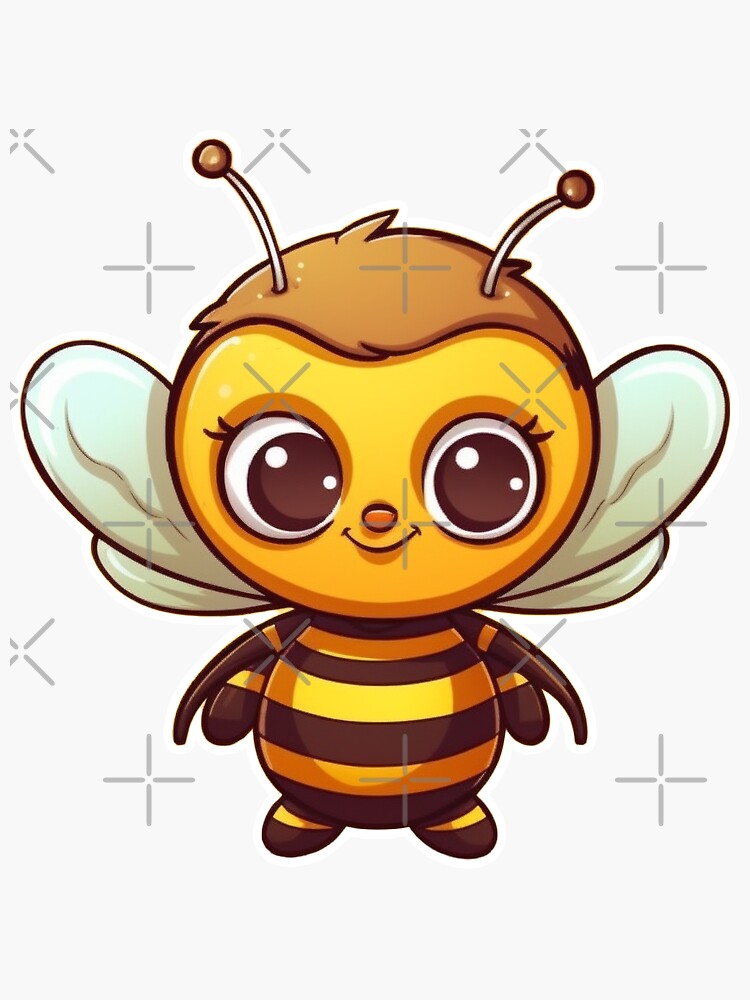 Cute Wholesome Bee Save the Bees Bumblebee' Sticker