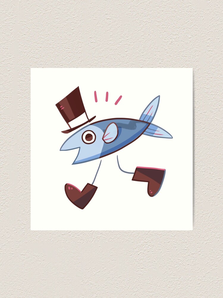 Dapper Fish - Funny - Posters and Art Prints