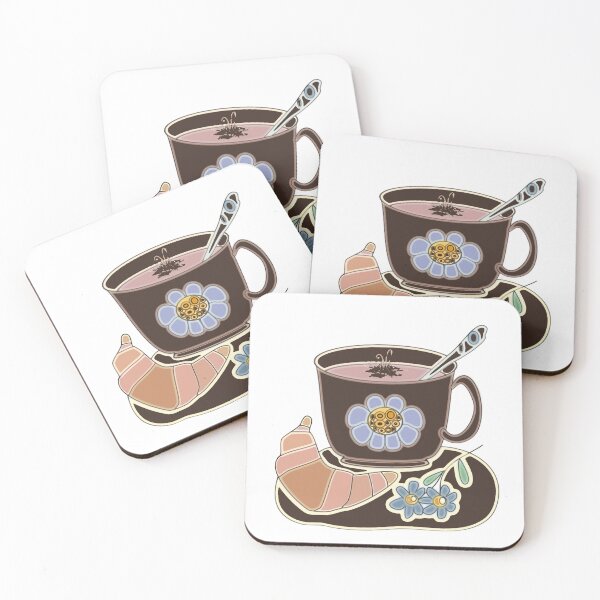 Item preview, Hot chocolate and croissant breakfast designed and sold by bonjourmadame4.