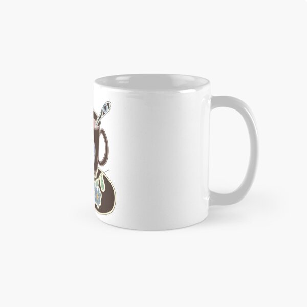 Item preview, Hot chocolate and croissant breakfast designed and sold by bonjourmadame4.