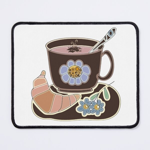 Item preview, Hot chocolate and croissant breakfast designed and sold by bonjourmadame4.