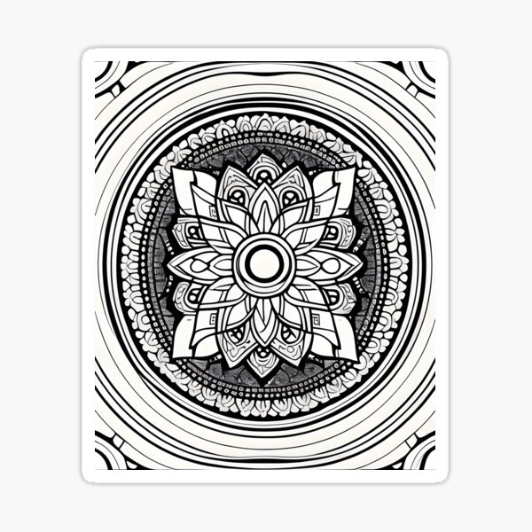 DIY Mandala Coloring Pattern - Color Your World - Create Your Own