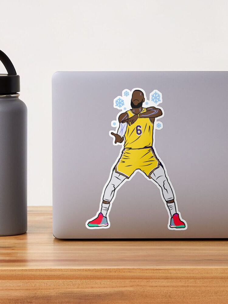 Los Angeles Lakers: LeBron James 2023 Ice In The Veins - Officially  Licensed NBA Removable Adhesive Decal