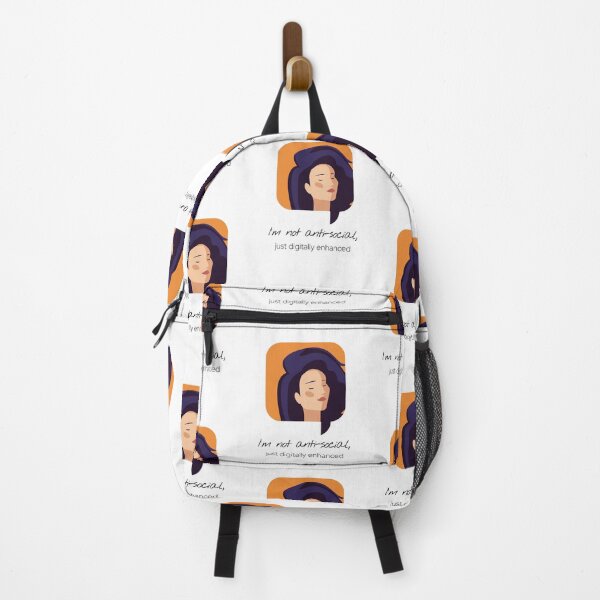 Item preview, I'm not anti-social, just digitally enhanced designed and sold by StarDash-world.