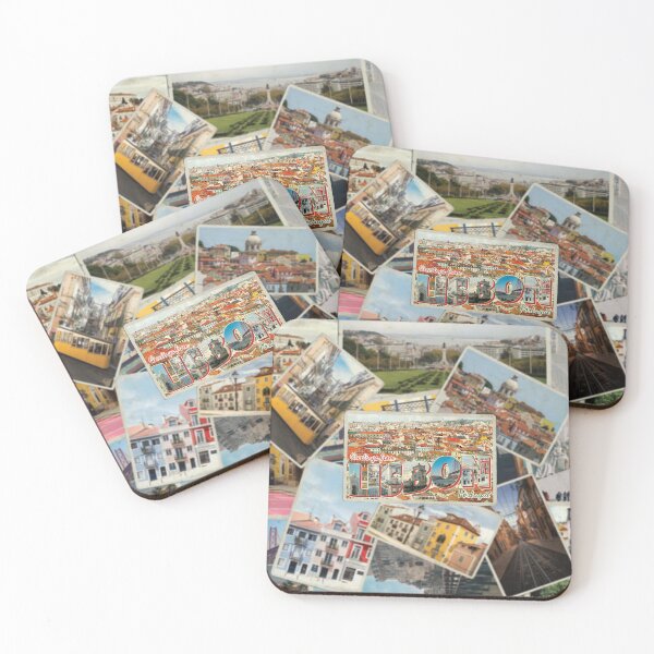Item preview, Greetings from Lisbon in Portugal vintage style retro souvenir designed and sold by DeveloperProp0.