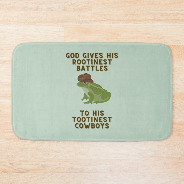 Item preview, God Gives His Rootinest Battles designed and sold by Banana Latte Designs.