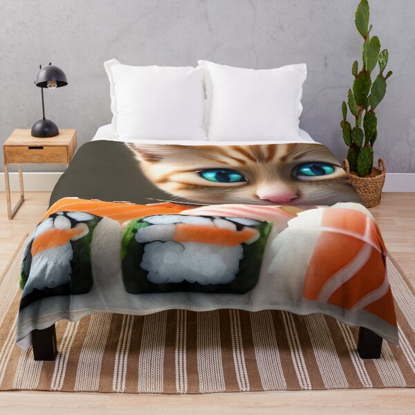 Aperçu de l'œuvre Sneaky Sushi Stealer - Art ludique créée et vendue par ZenEverAI.