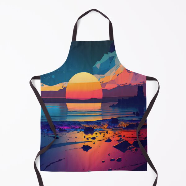 Item preview, Abstract Beach with Sunset designed and sold by KingExpressions.