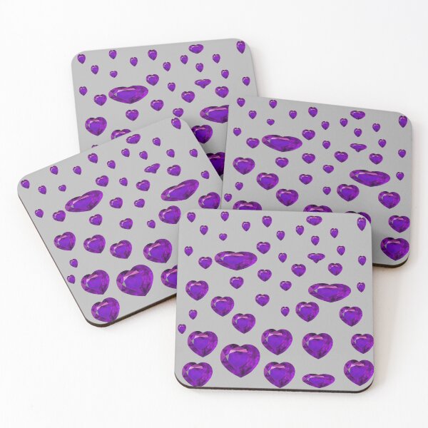 Item preview, FEBRUARY PURPLE AMETHYST BIRTHSTONE GEMS GREY ART  designed and sold by sharlesart.