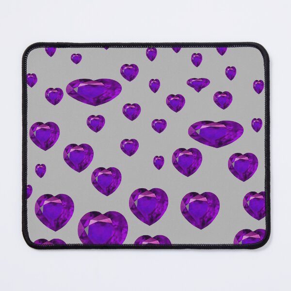 Item preview, FEBRUARY PURPLE AMETHYST BIRTHSTONE GEMS GREY ART  designed and sold by sharlesart.