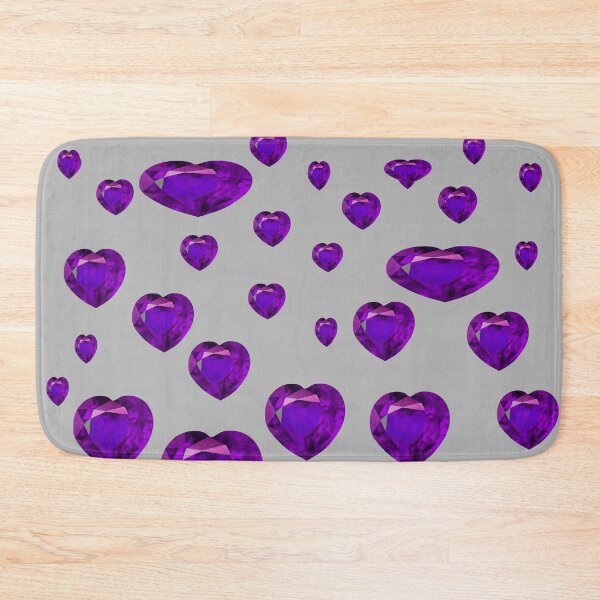 Item preview, FEBRUARY PURPLE AMETHYST BIRTHSTONE GEMS GREY ART  designed and sold by sharlesart.