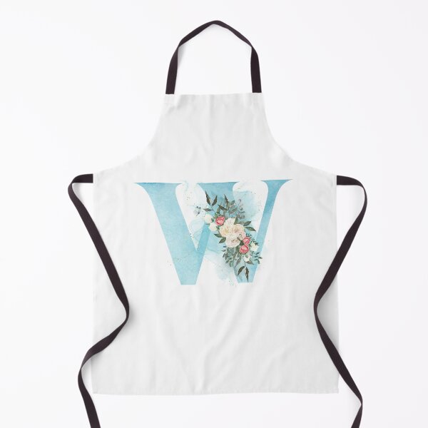 Item preview, Letter W Initial Or Monogram With Watercolor Flowers designed and sold by KreativniUm.
