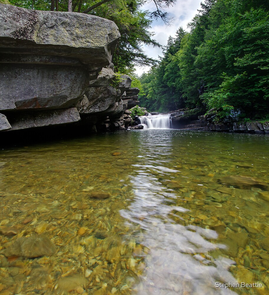 "Bartlett Falls, Bristol, Vermont" by Stephen Beattie Redbubble
