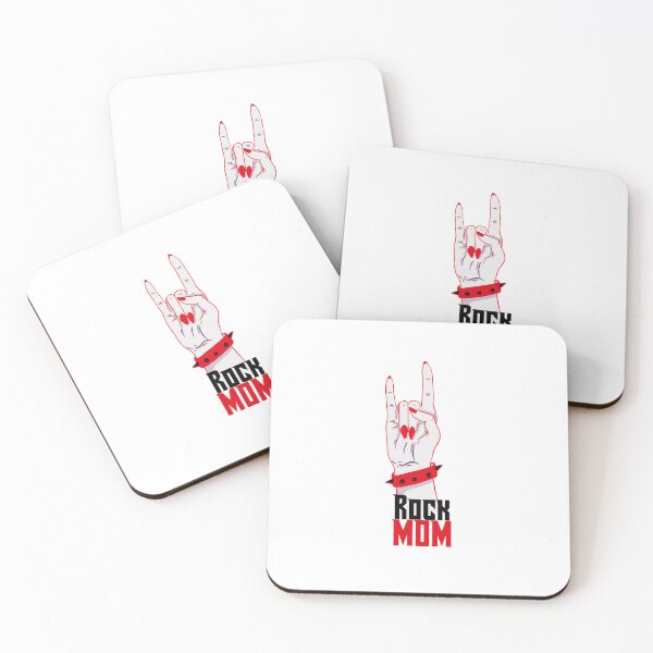 Item preview, ROCK MOM - red - punk - rock hand designed and sold by DesingMindset.