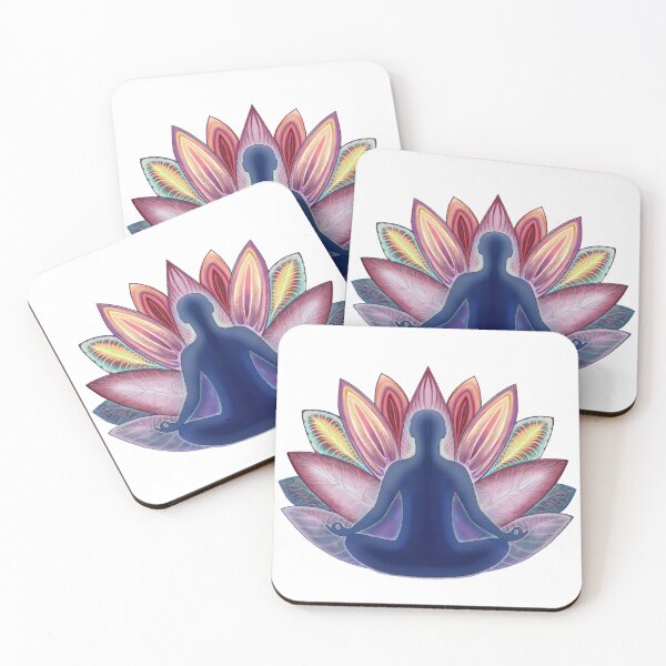 Item preview, yoga meditation lotus pose designed and sold by bonjourmadame4.