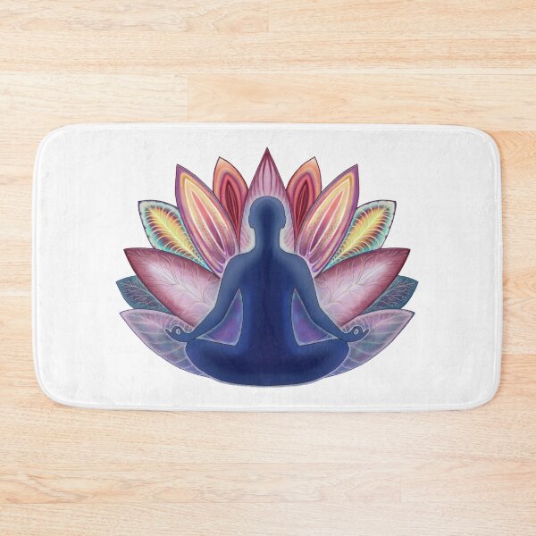Item preview, yoga meditation lotus pose designed and sold by bonjourmadame4.