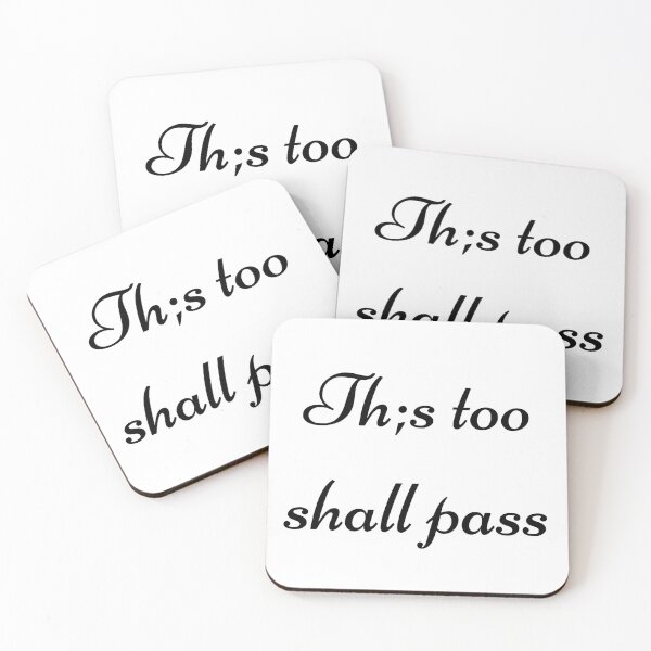 Item preview, This too shall pass with semicolon designed and sold by glc1985.
