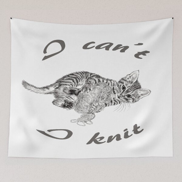 Item preview, Chaton à la pelota - graphite version, text in english designed and sold by SylvieG18.