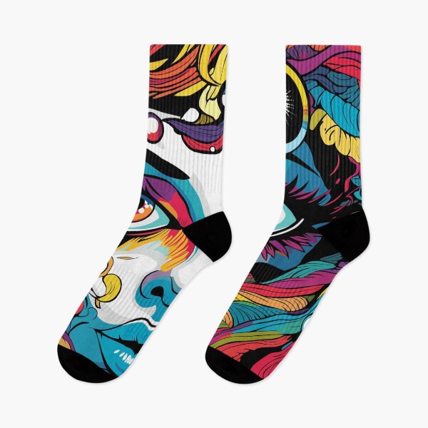 Item preview, Psychedelic Rainbow Woman Large designed and sold by CortexCreations.