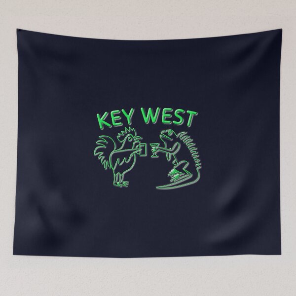 Item preview, Key West Nightlife in Neon Green designed and sold by SouthbyKeyWest.
