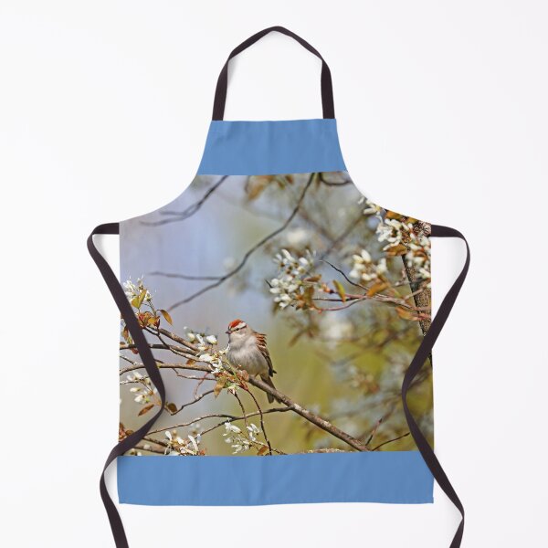 Item preview, Chipping Sparrow In The Serviceberry designed and sold by Deb Oppermann.