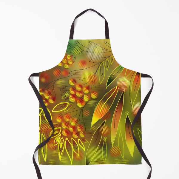 Item preview, Autumn yellow rowan berries multi-colored leaves designed and sold by bonjourmadame4.