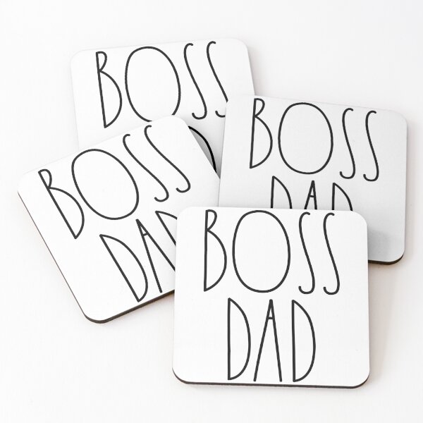 Item preview, Boss Dad Rae Dunn Inspired Farmhouse Decor designed and sold by FineElephant.