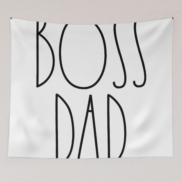 Item preview, Boss Dad Rae Dunn Inspired Farmhouse Decor designed and sold by FineElephant.